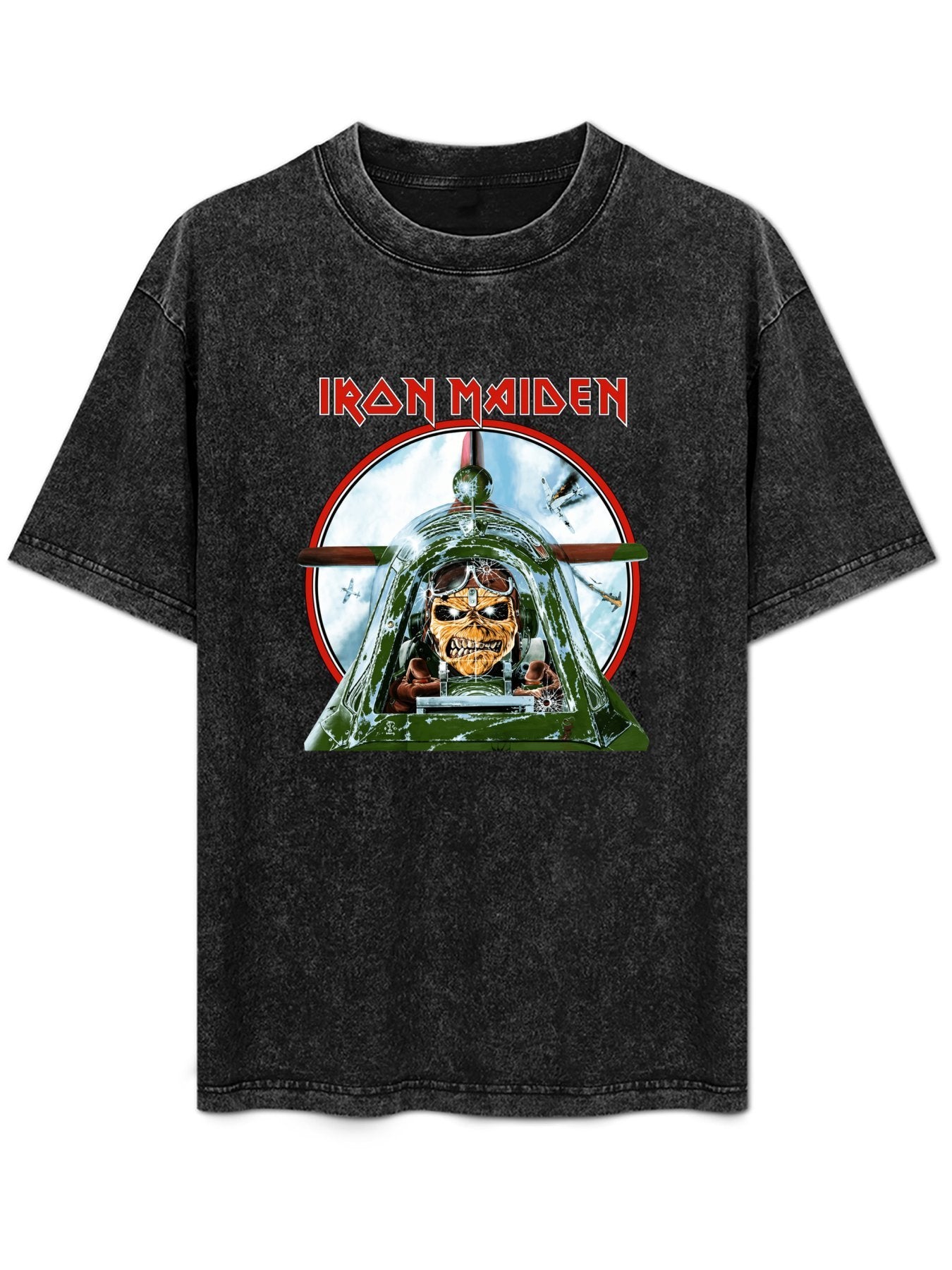 Iron Maiden Aces High Pilot Eddie Graphic T-Shirt