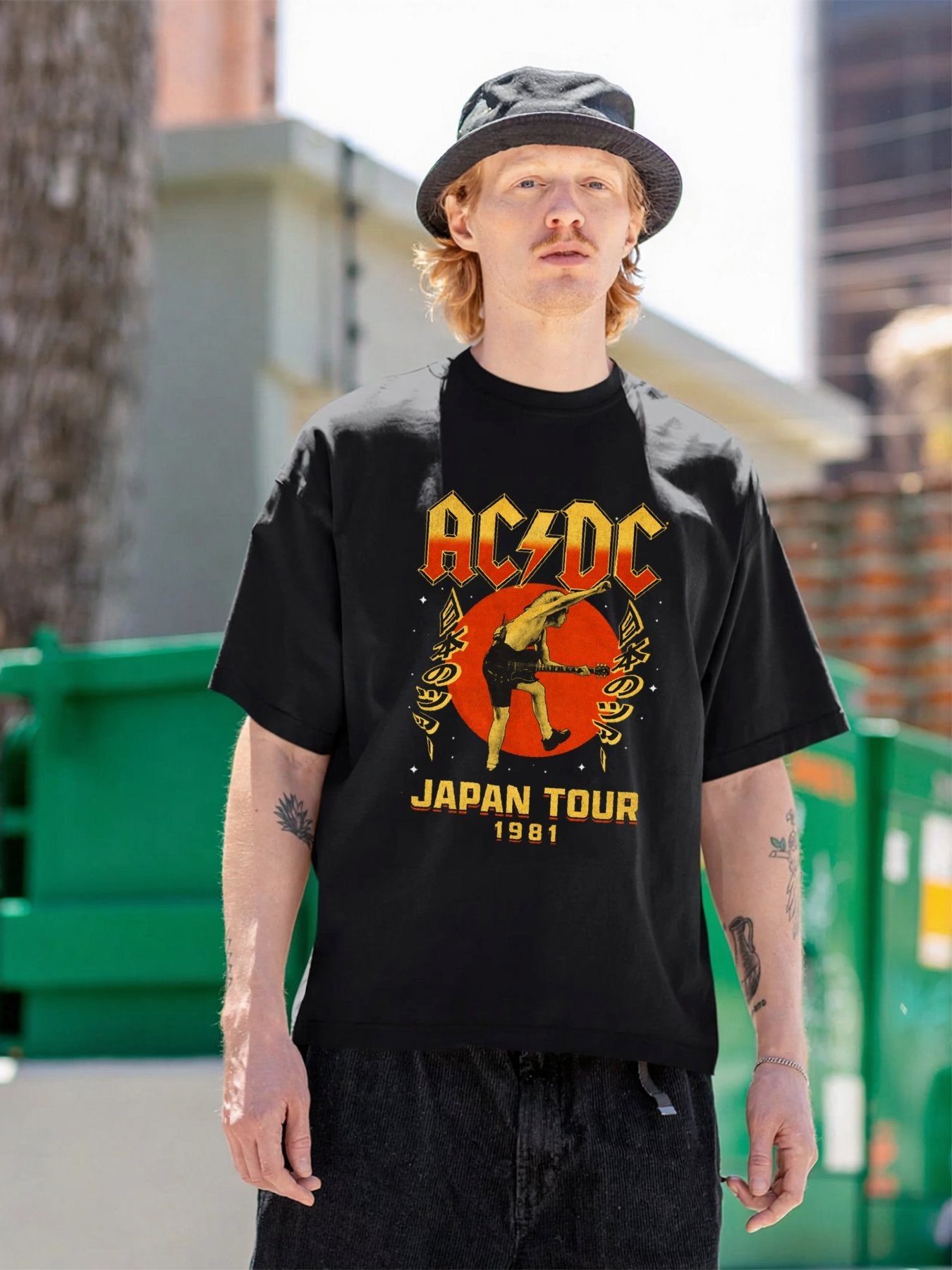 AC/DC Japan Tour 1981 Vintage Rock T-Shirt