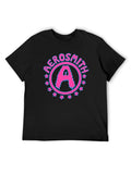 Aerosmith Neon Star Badge Retro Graphic T-Shirt