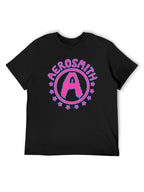 Aerosmith Neon Star Badge Retro Graphic T-Shirt