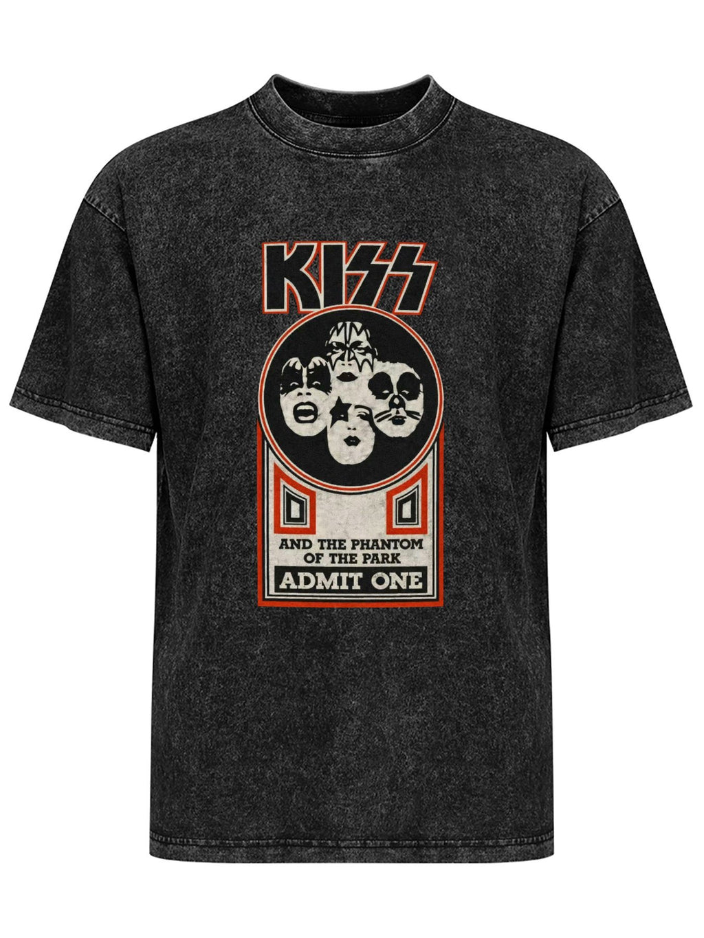 KISS Meets the Phantom of the Park Ticket Graphic T-Shirt