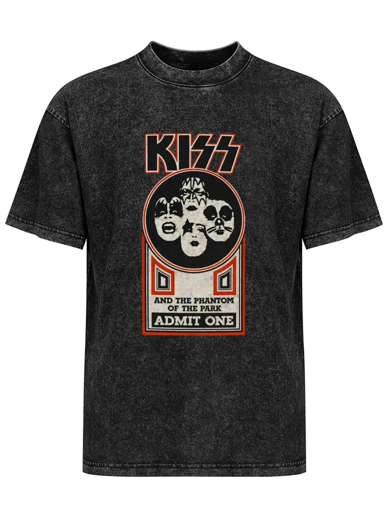 KISS Meets the Phantom of the Park Ticket Graphic T-Shirt