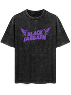 Black Sabbath Flying Demon Logo Graphic T-Shirt