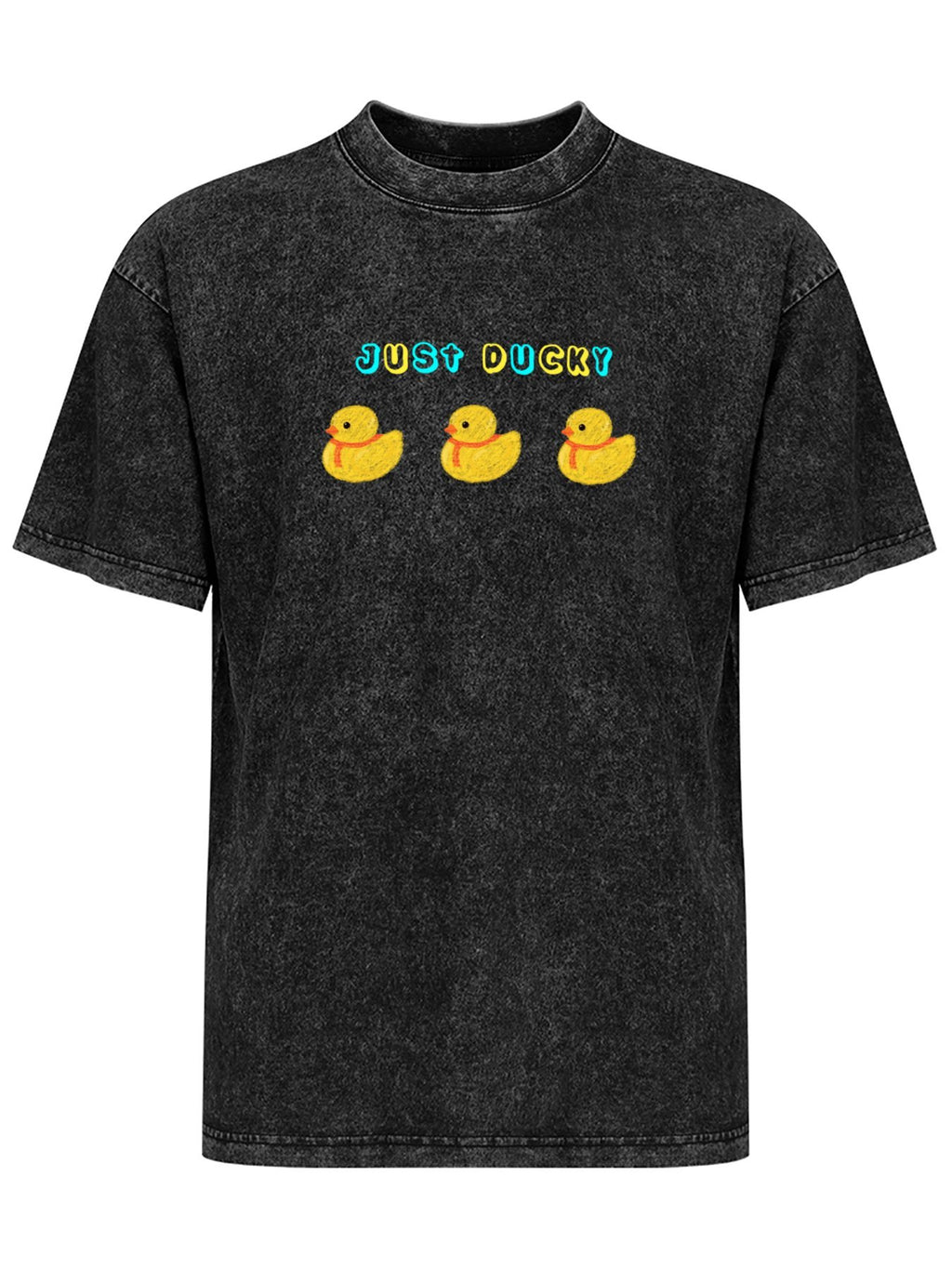 Just Ducky Cartoon Vintage Washed T-Shirt