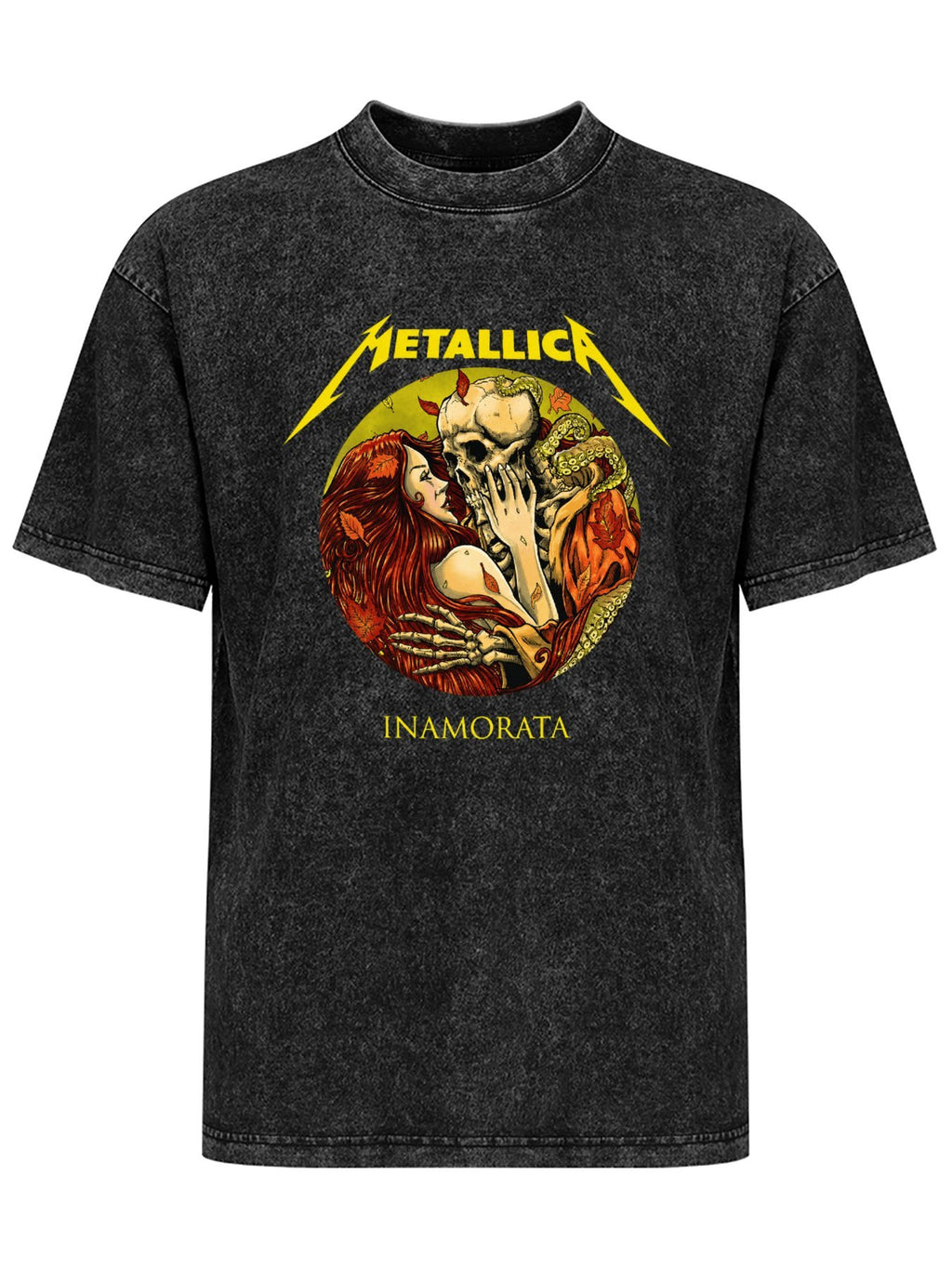 Metallica Inamorata Skull Graphic T-Shirt