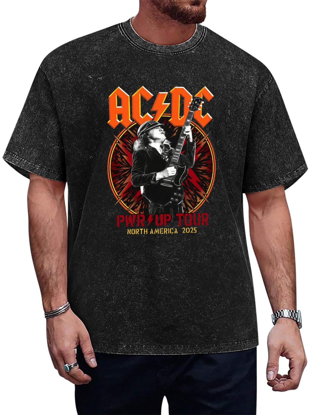 AC/DC PWR UP North America Tour 2025 Graphic T-Shirt