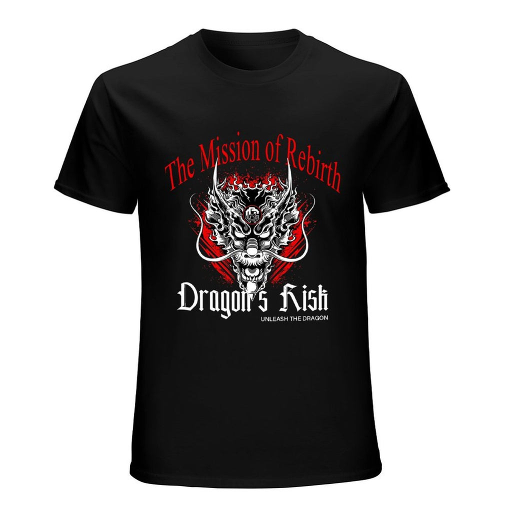 Dragon's Risk Graphic Black T-Shirt