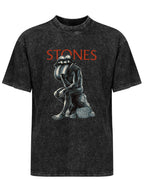 Vintage Washed Rolling Stones Tour '24 Graphic T-Shirt