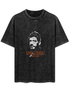 Memorial Portrait Washed Graphic T-Shirt