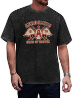 Aerosmith 1970 Sons of Boston Winged Logo Graphic T-Shirt