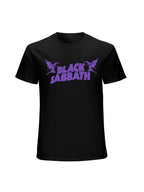 Black Sabbath Purple Bat Logo Graphic T-Shirt