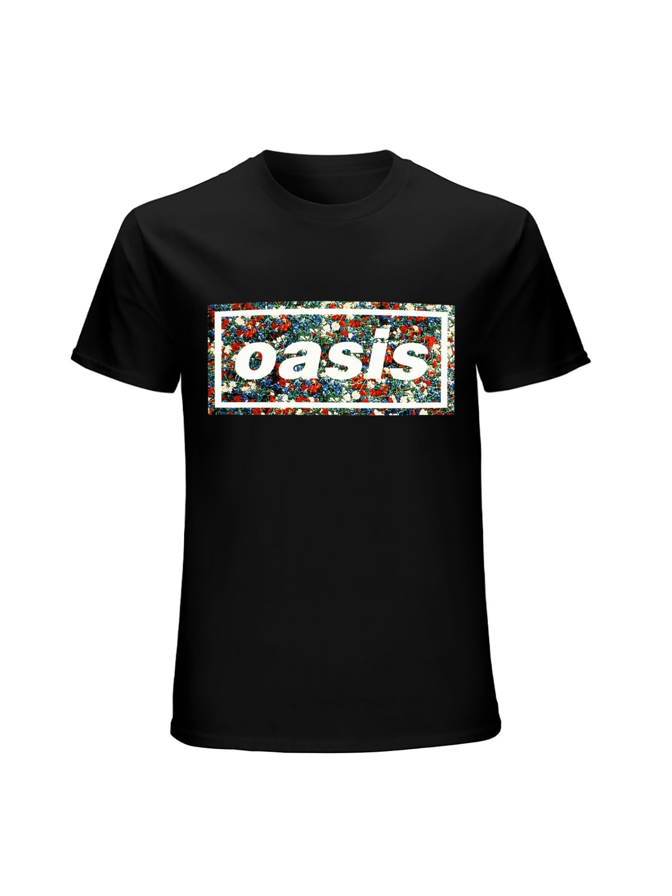 Oasis Floral Box Logo Graphic T-Shirt