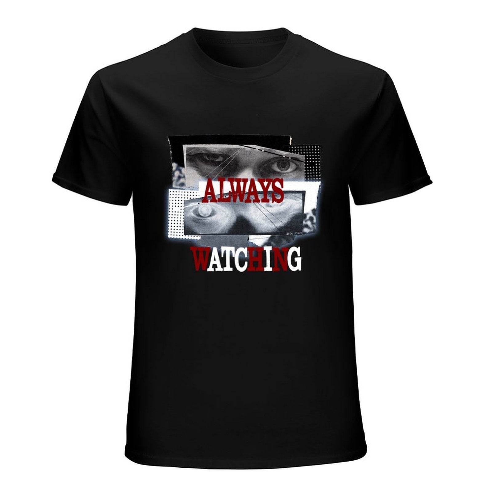 Always Watching Graphic Black T-Shirt Secondary image