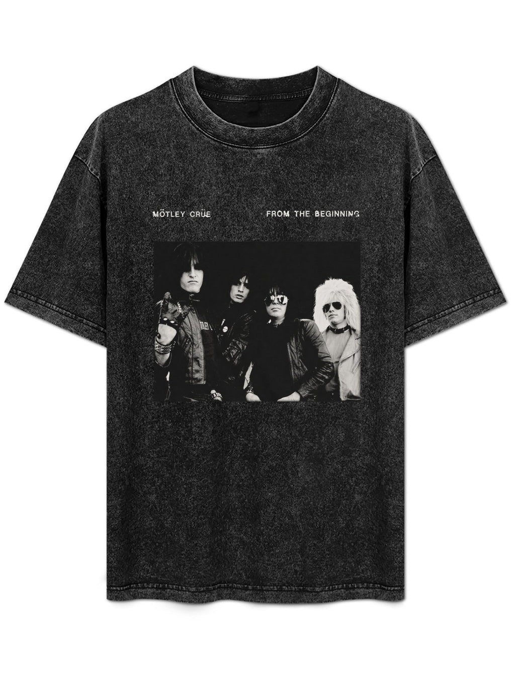 Mötley Crüe From the Beginning Band Photo T-Shirt