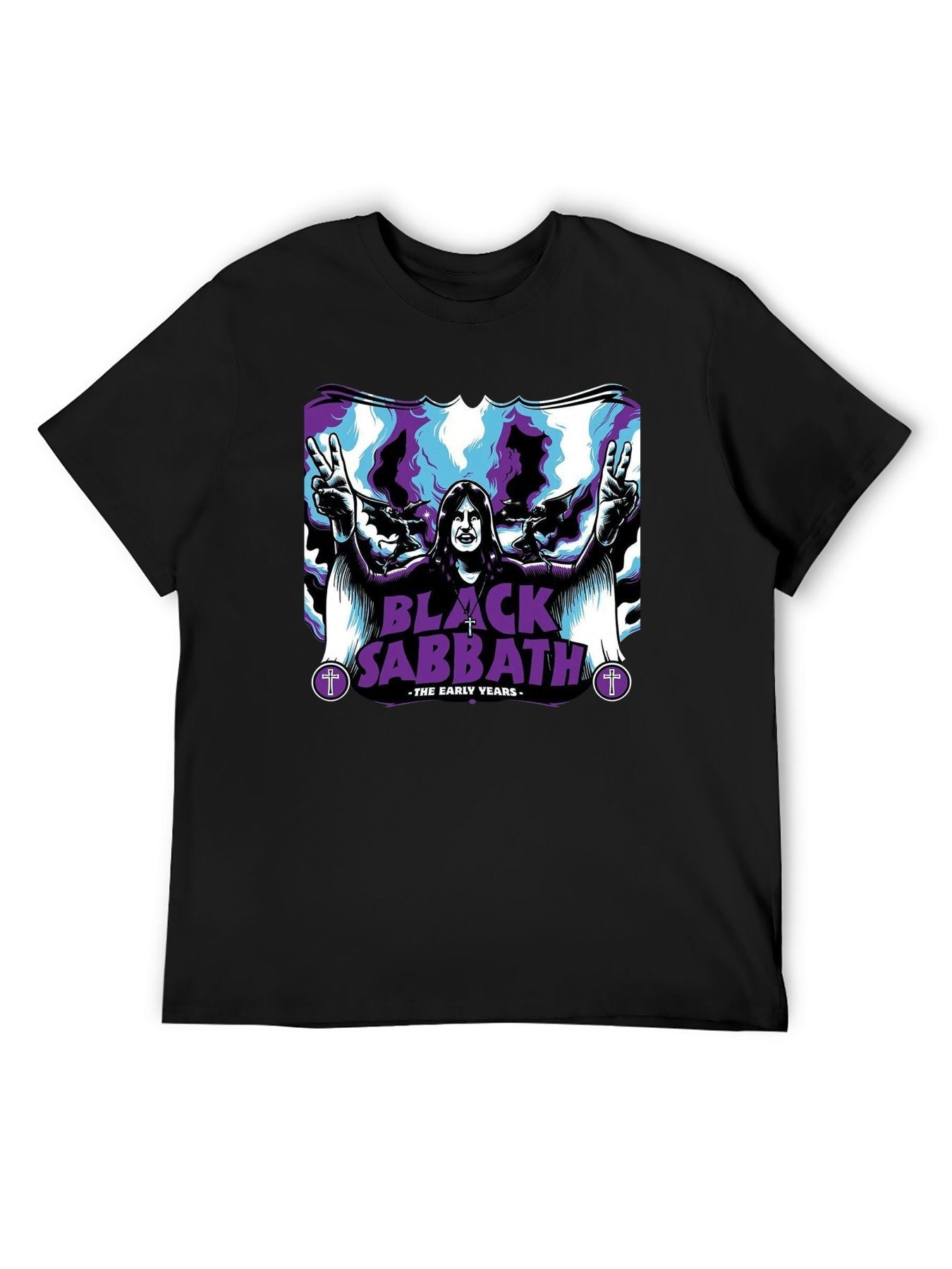 Black Sabbath Hooded Figure Early Years Vintage T-Shirt