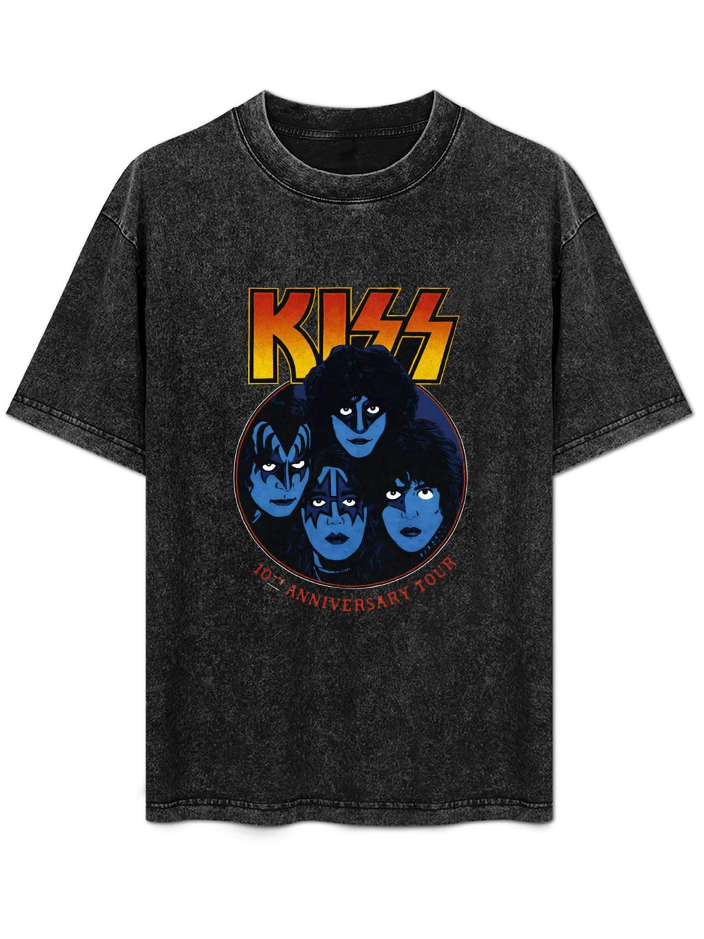 KISS 10th Anniversary Tour Band Portrait T-Shirt