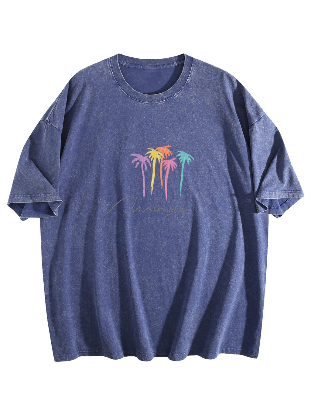 Mirage Palm Tree Graphic Washed T-Shirt
