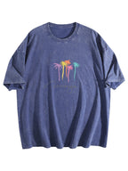 Mirage Palm Tree Graphic Washed T-Shirt