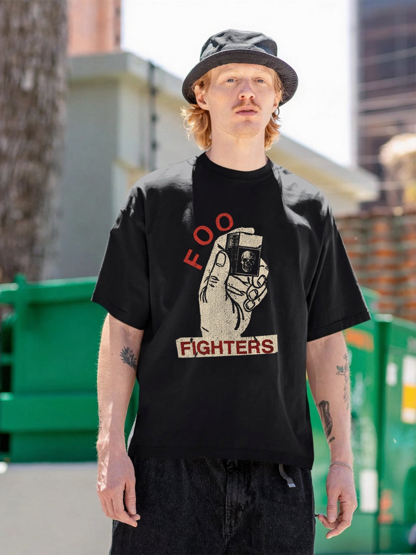 Foo Fighters Lighter Hand Graphic T-Shirt