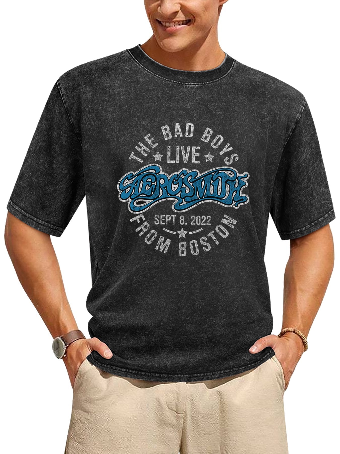 Aerosmith The Bad Boys Live From Boston Graphic T-Shirt Secondary image