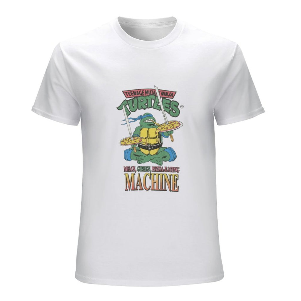 Teenage Mutant Ninja Turtles Pizza Machine Graphic White T-Shirt