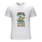 Teenage Mutant Ninja Turtles Pizza Machine Graphic White T-Shirt
