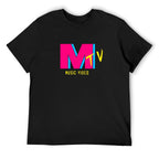Music Video Graphic Black T-Shirt