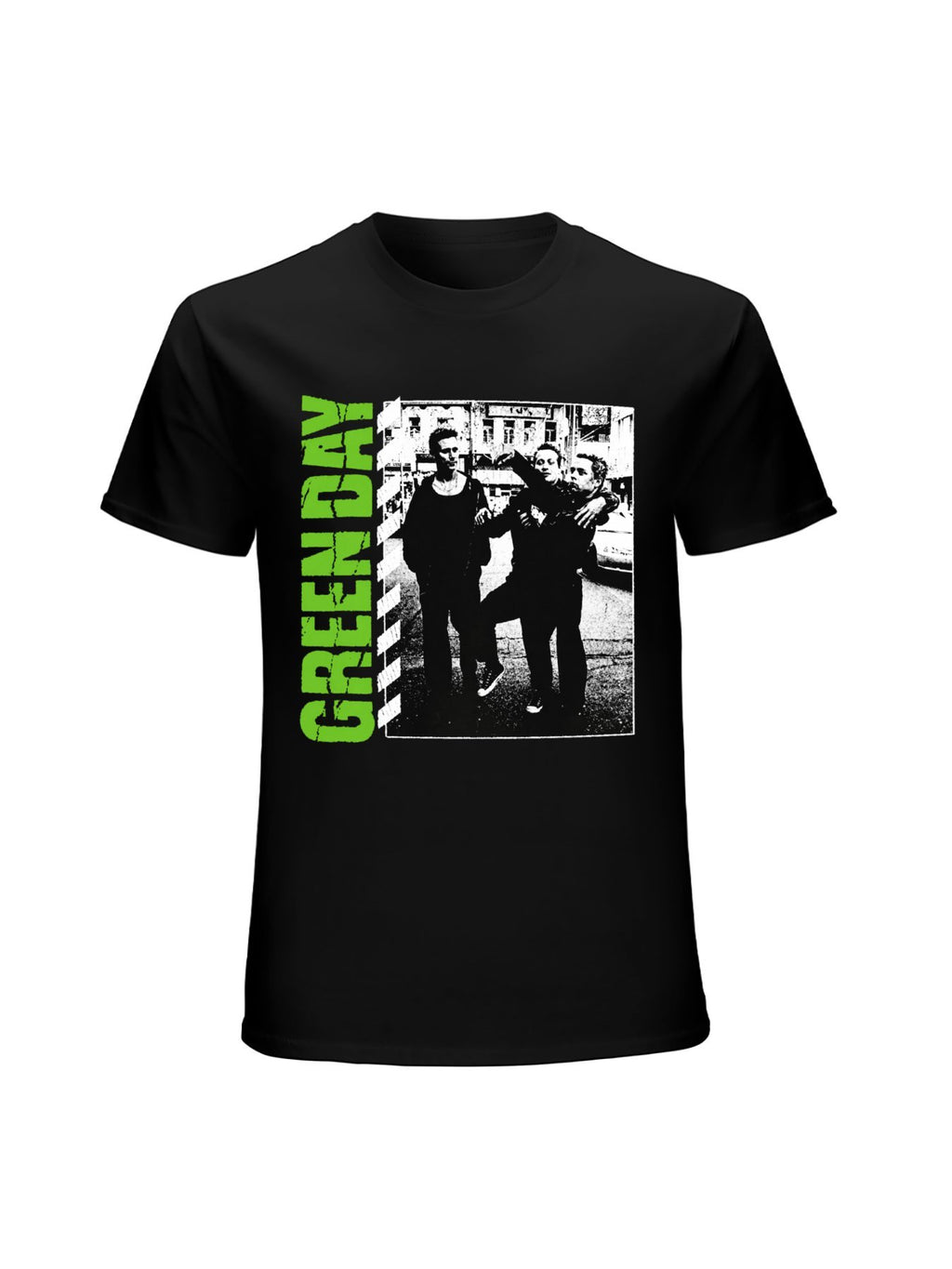 Green Day Band Photo Street Punk Graphic T-Shirt
