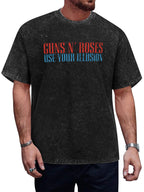 Guns N’ Roses Use Your Illusion Typography Graphic T-Shirt