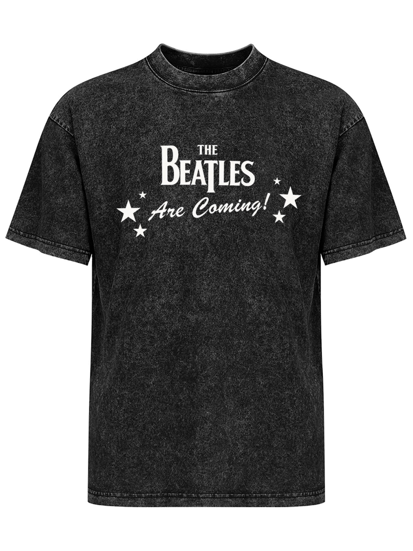 The Beatles Are Coming Star Graphic T-Shirt