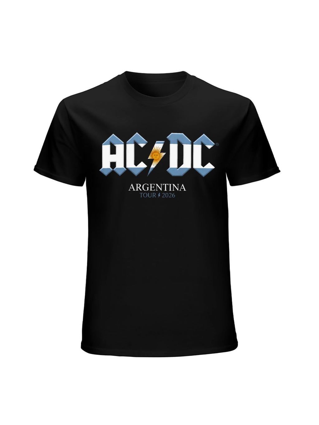AC/DC Argentina Flag Logo Tour 2026 T-Shirt