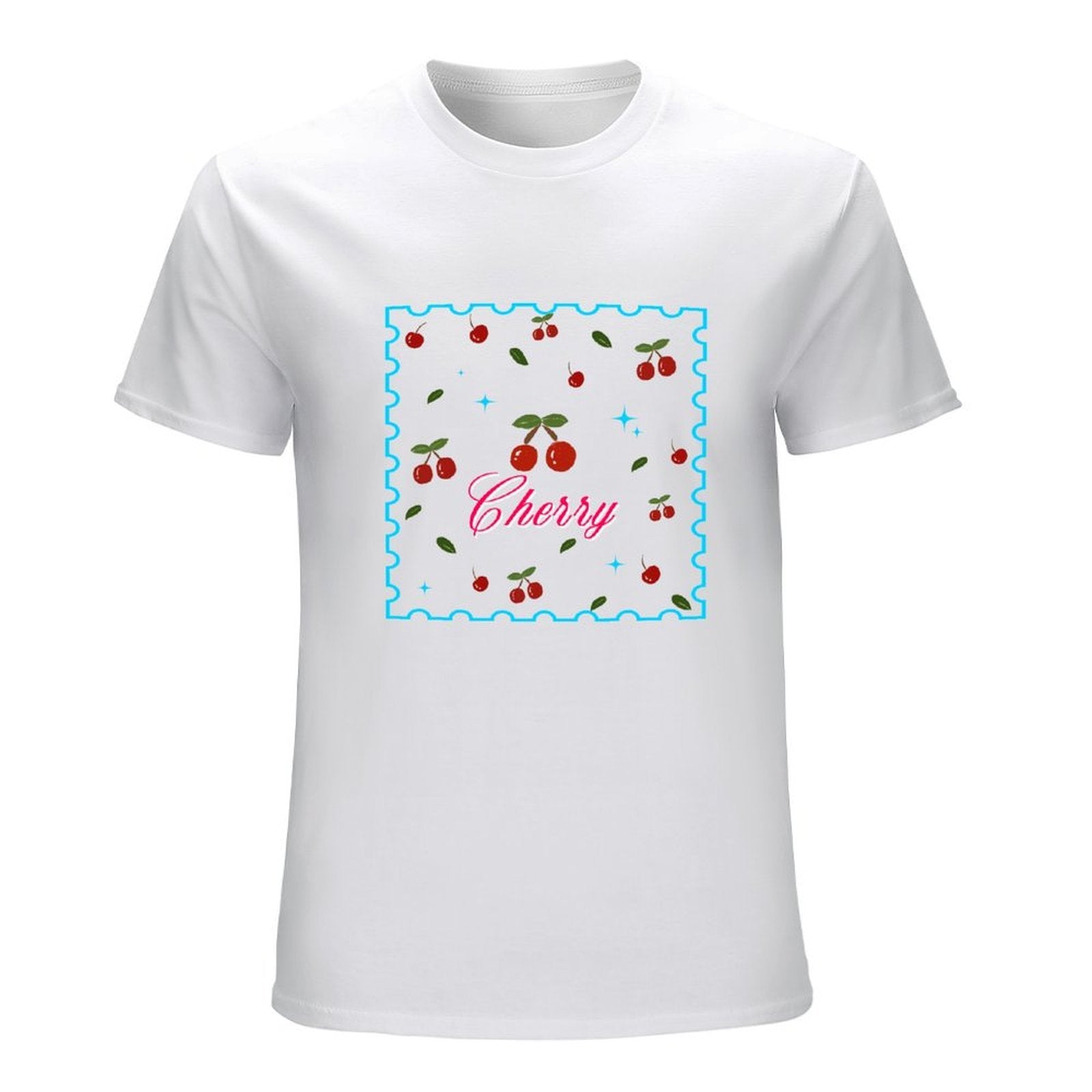 Cherry Graphic White T-Shirt