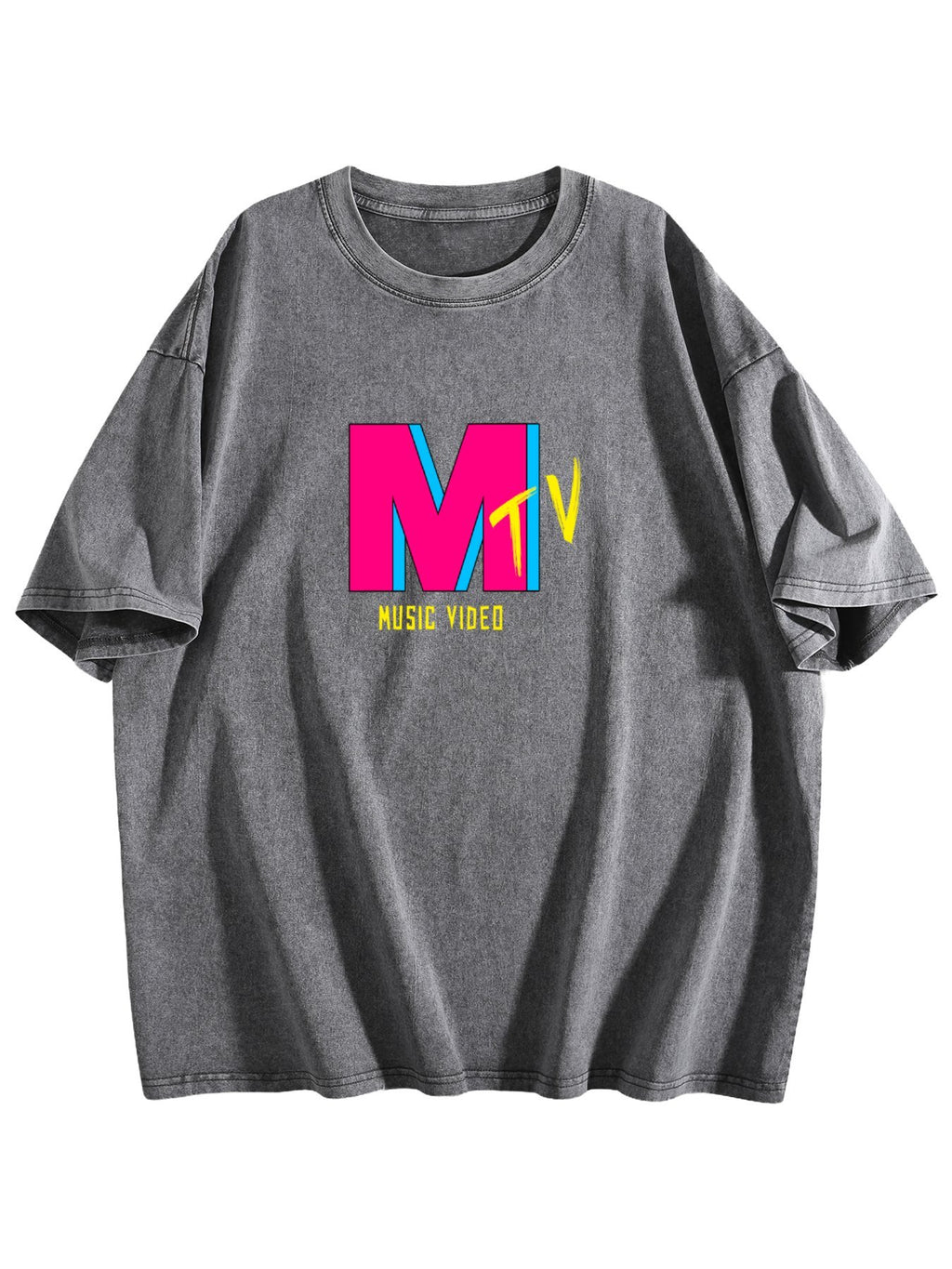 Music Video Graphic Washed T-Shirt