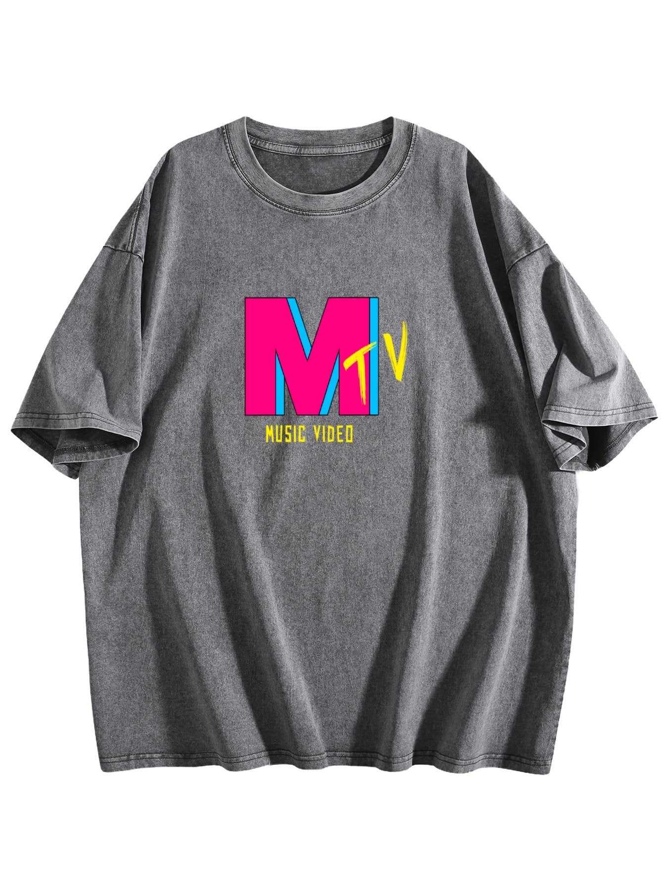 Music Video Graphic Washed T-Shirt