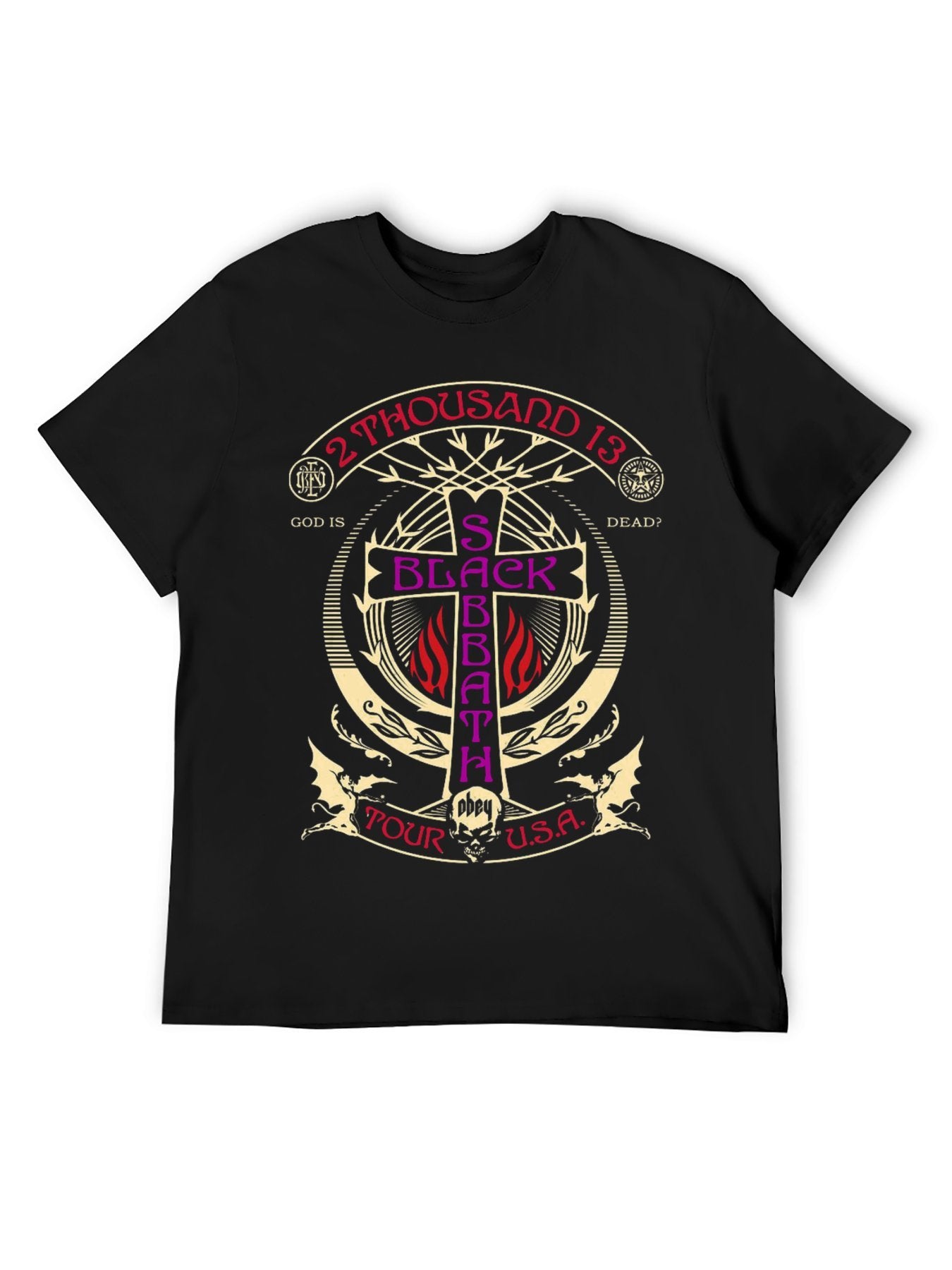 Black Sabbath 2013 Tour Cross Graphic T-Shirt