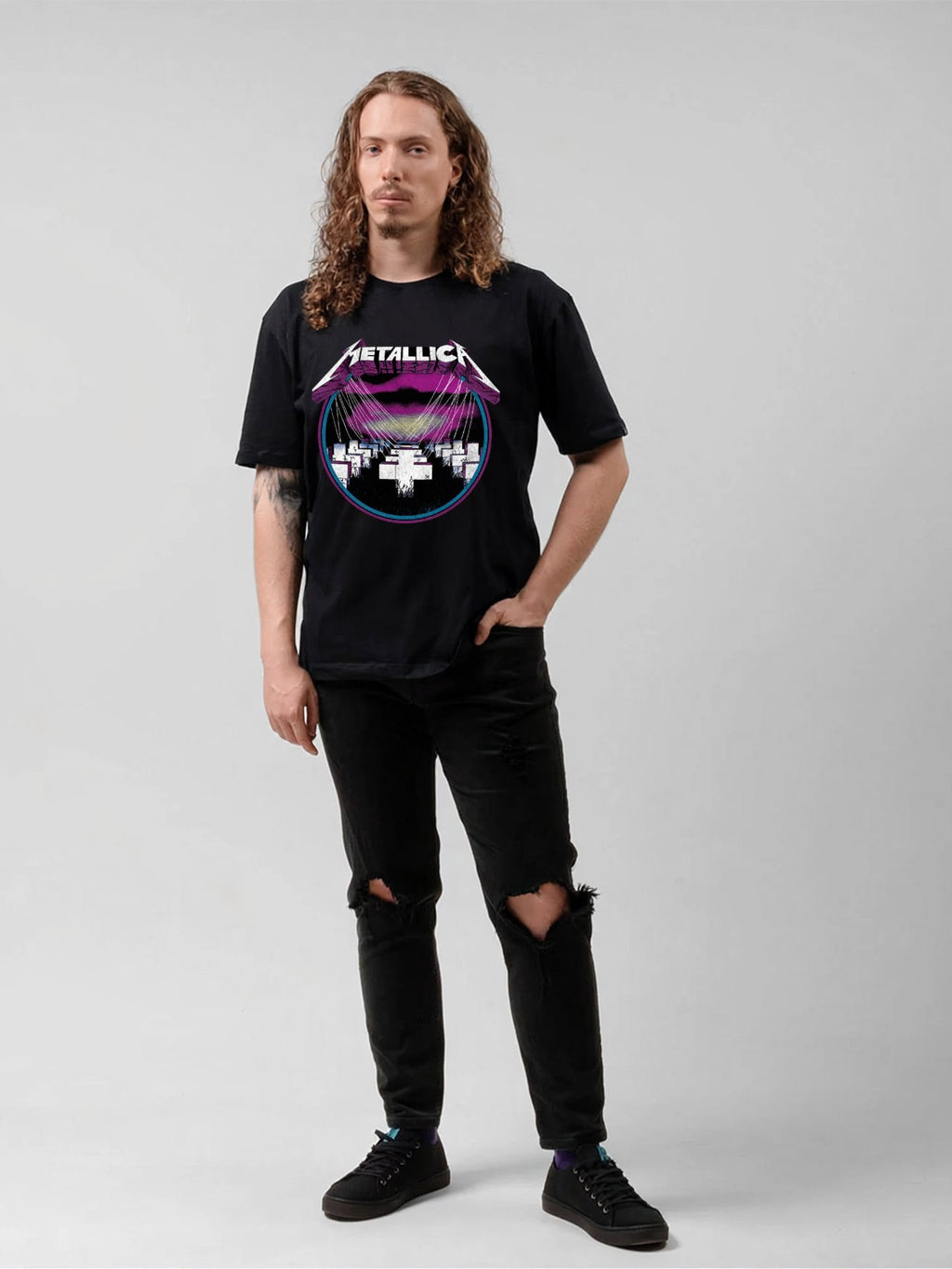 Metallica “Master of Puppets” Cemetery Graphic T-Shirt