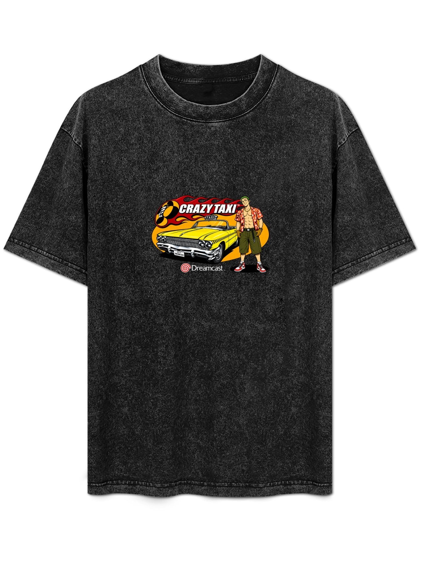 Crazy Taxi Dreamcast Washed Graphic T-Shirt