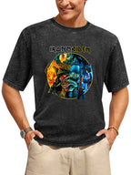 Iron Maiden Samurai Cyborg Eddie Graphic T-Shirt