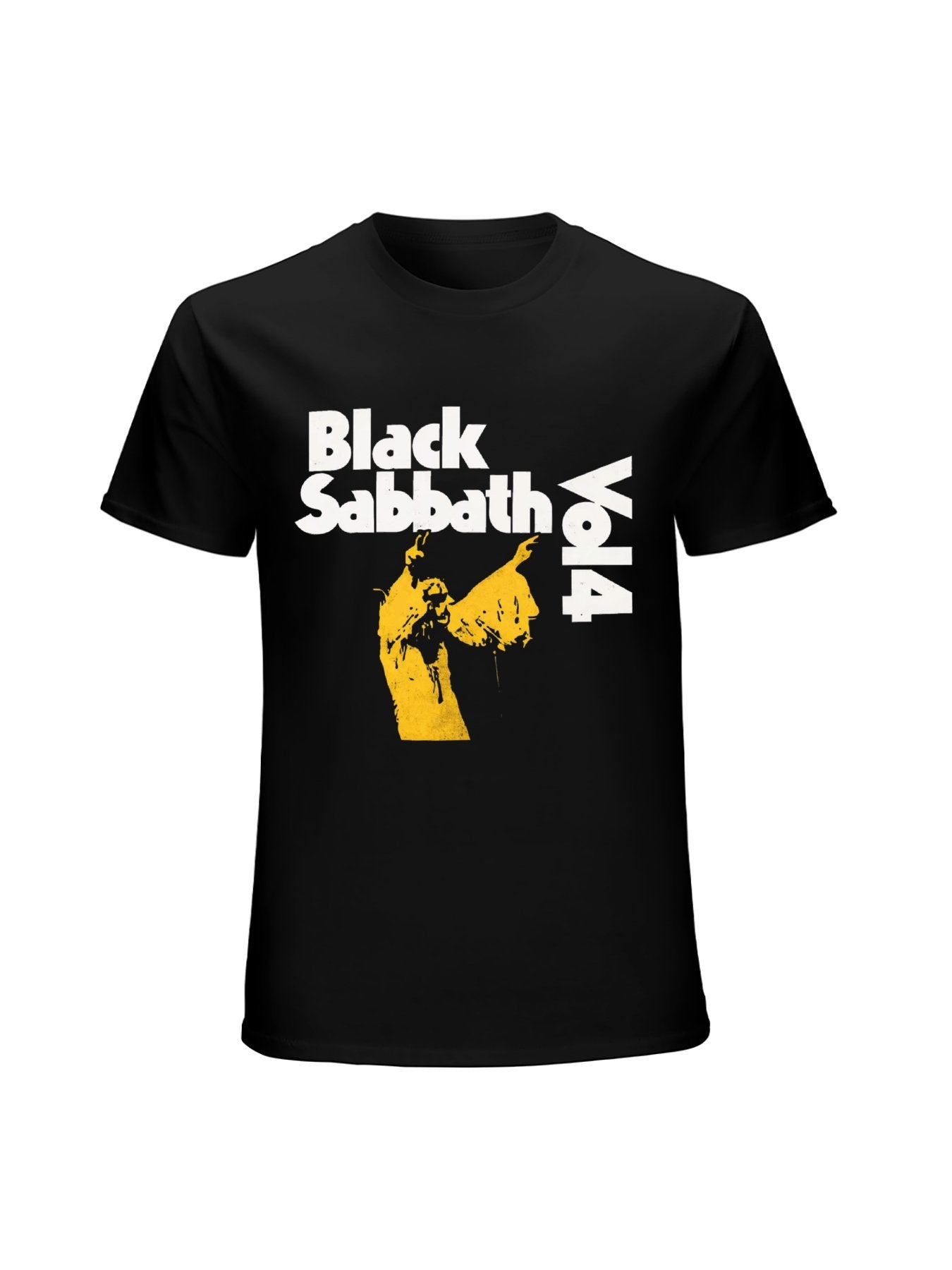 Black Sabbath Yellow Cloaked Figure Vintage Album T-Shirt