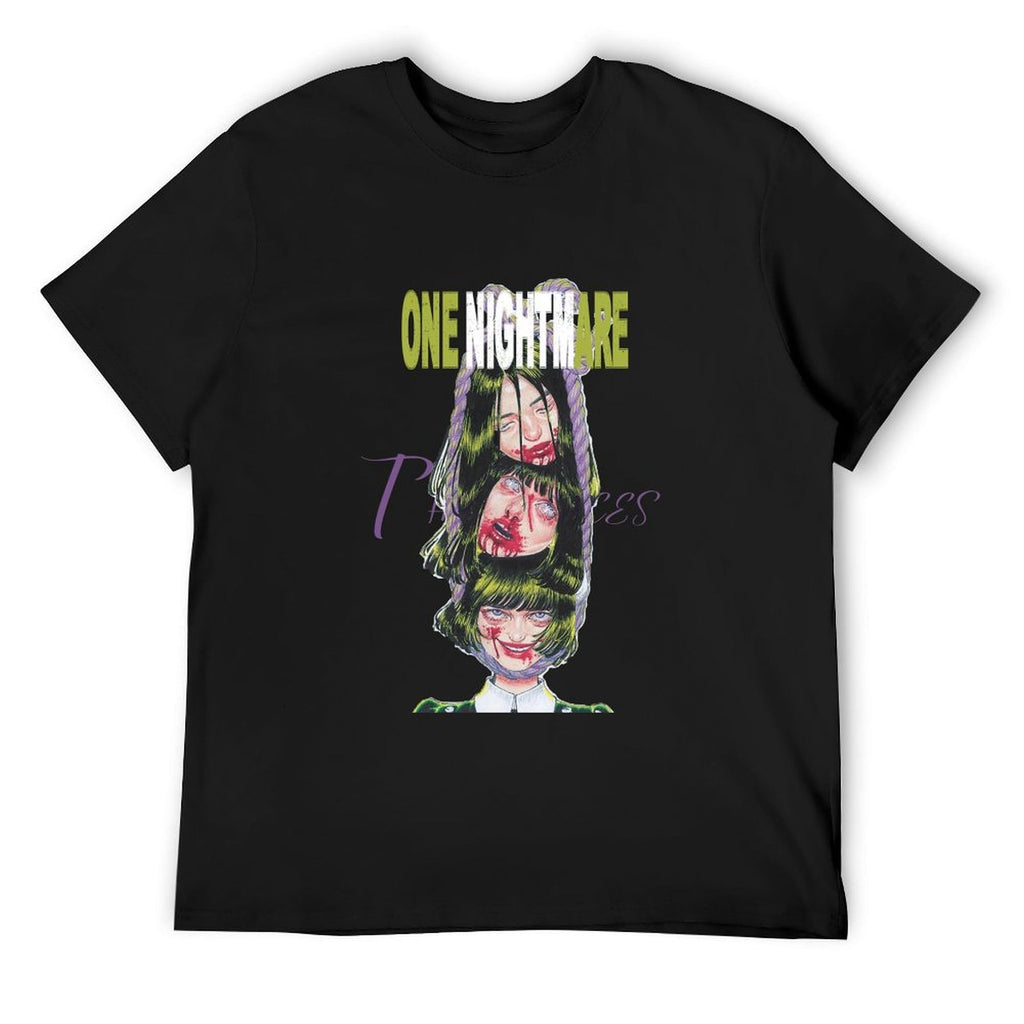 One Nightmare Horror Graphic Black T-Shirt