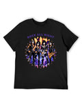 KISS Rock All Night Band Illustration Graphic T-Shirt