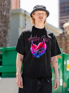 Mötley Crüe Kickstart My Heart Horned Heart Graphic T-Shirt