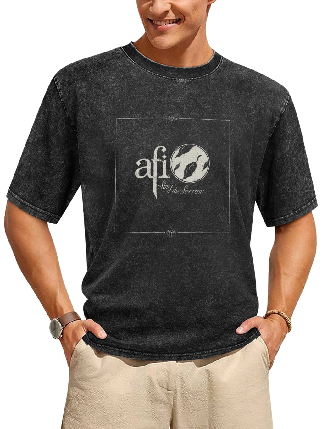 Vintage Washed AFI Sing the Sorrow Graphic T-Shirt