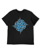 KISS Blue Mirror Lightning Graphic T-Shirt