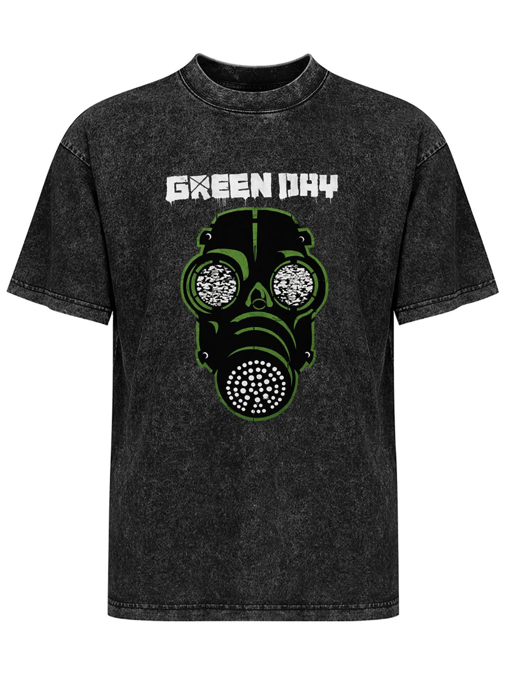 Green Day Gas Mask Graphic T-Shirt