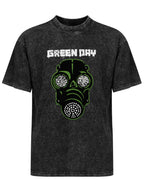 Green Day Gas Mask Graphic T-Shirt