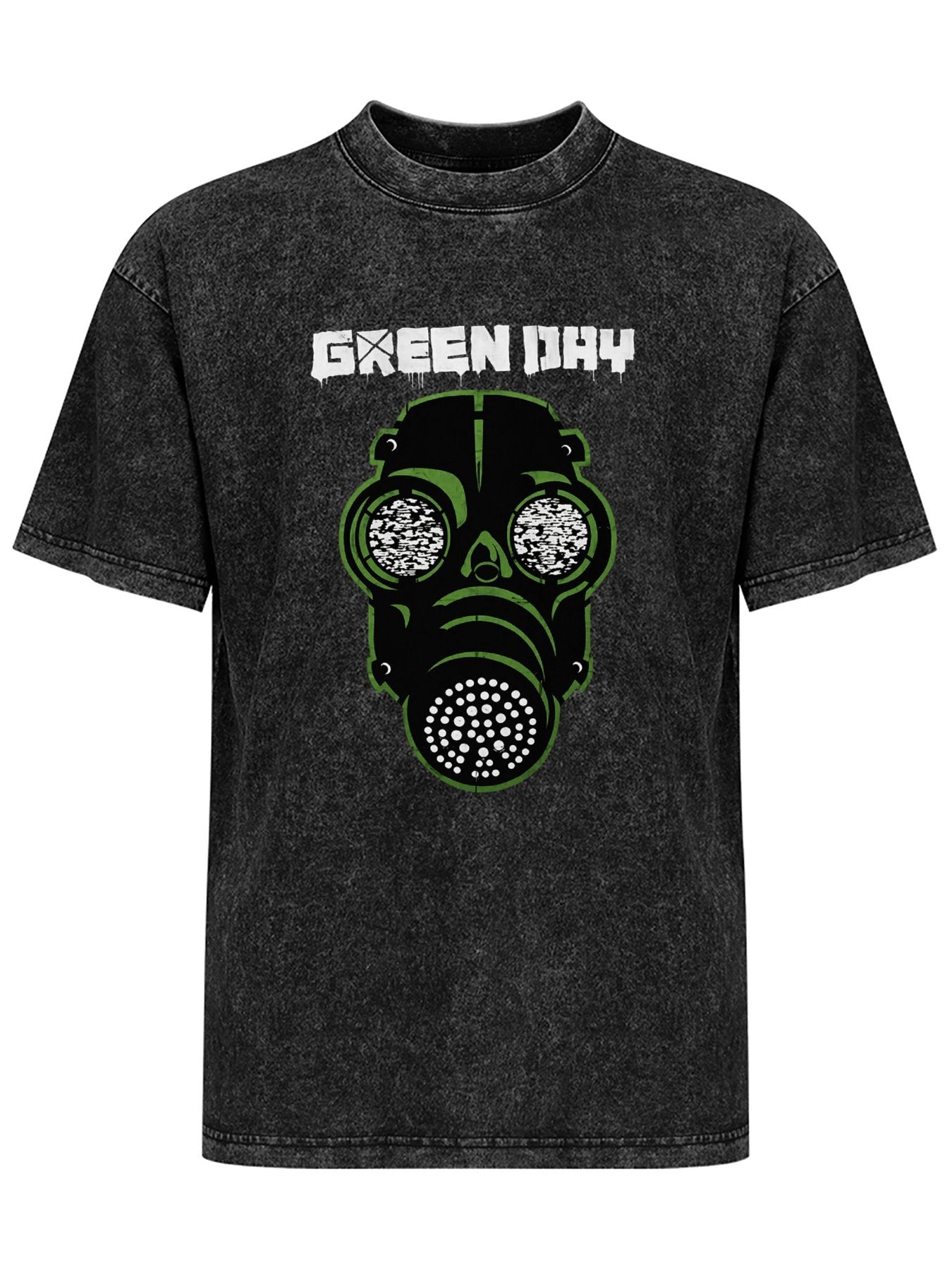 Green Day Gas Mask Graphic T-Shirt