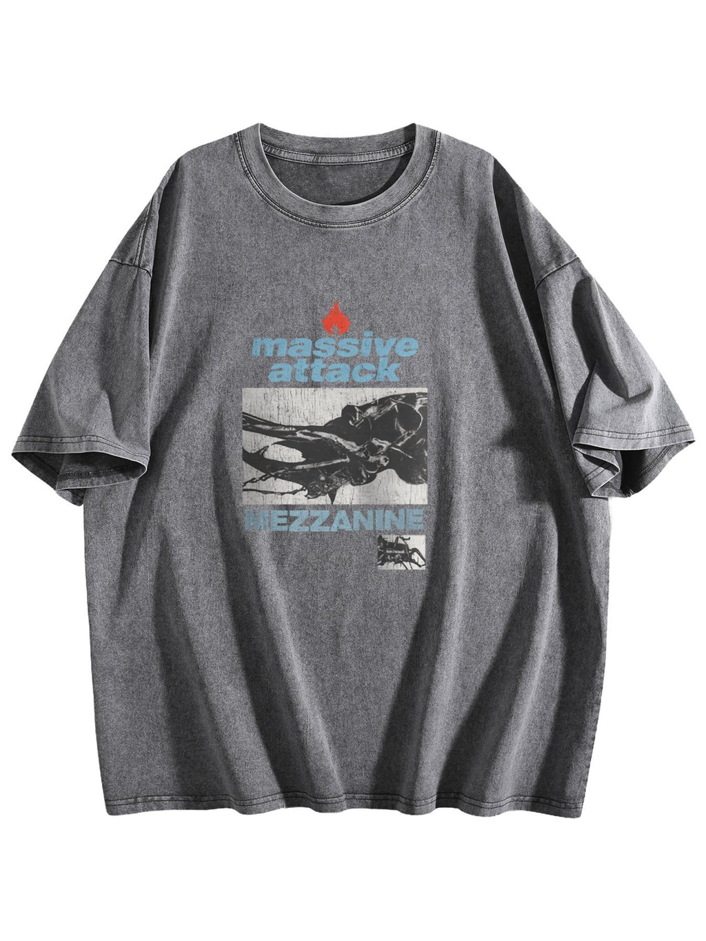 Massive Attack Mezzanine Graphic Washed T-Shirt