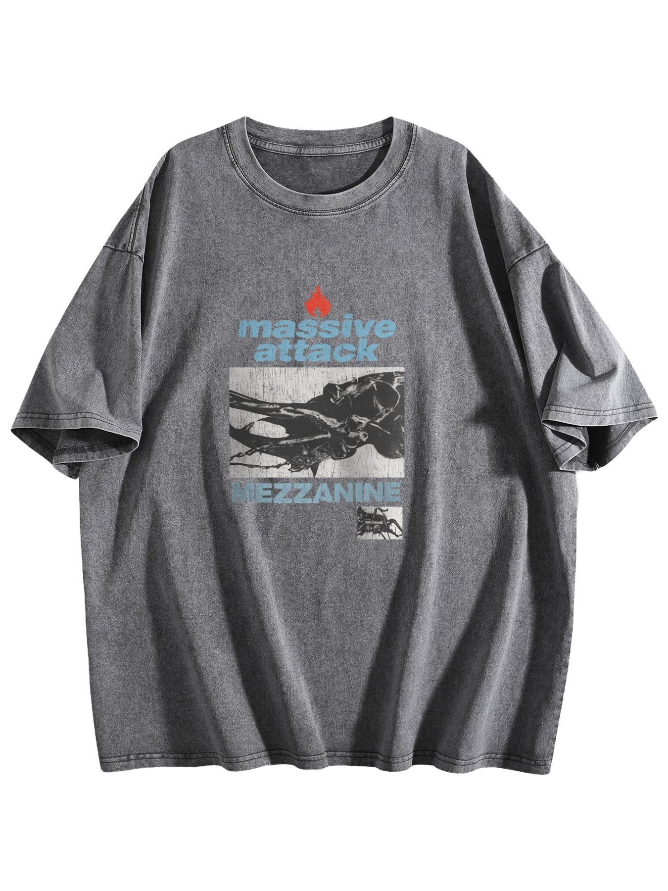 Massive Attack Mezzanine Graphic Washed T-Shirt