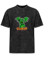 Green Monster 182 Graphic Washed T-Shirt